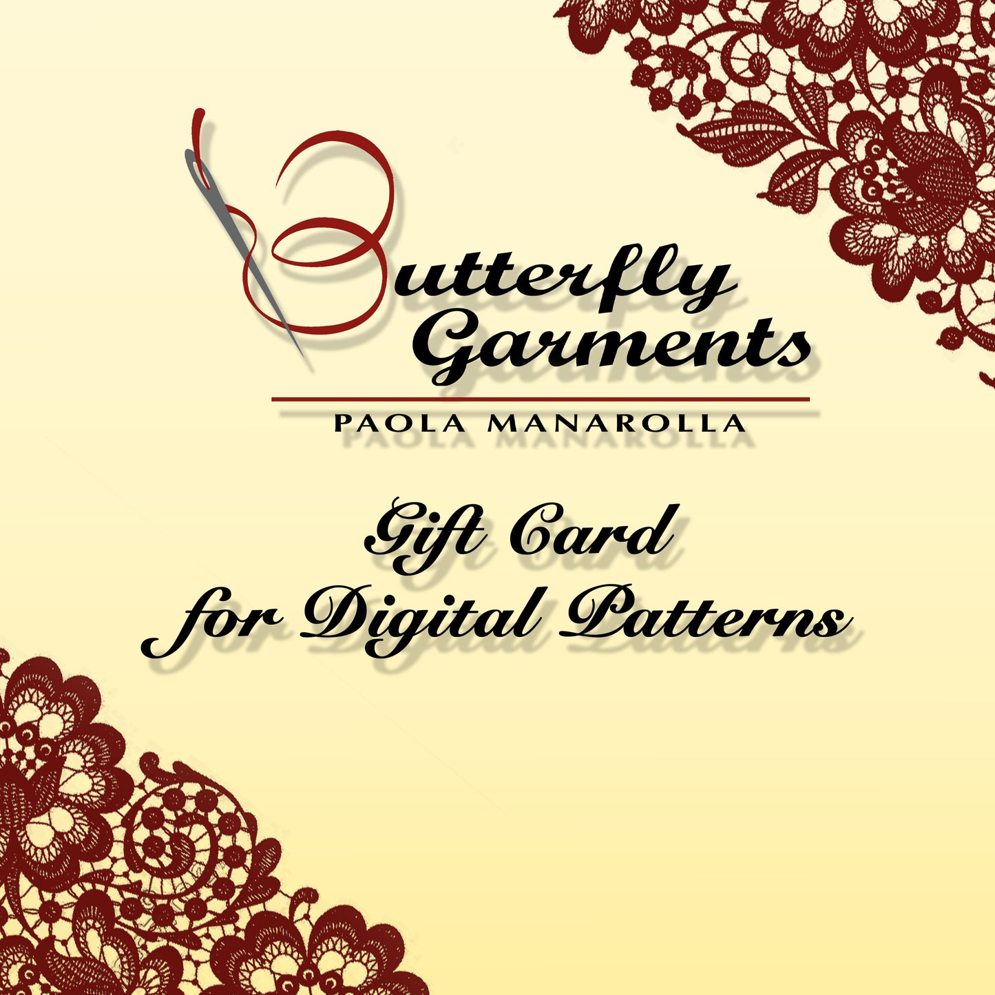 Gift Card for Digital Patterns