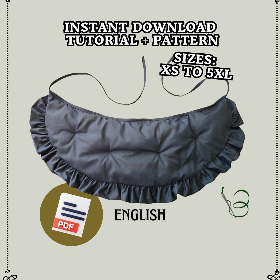 Late Victorian Style Hip Pads LORY - Digital PDF Pattern & Sewing Tutorial