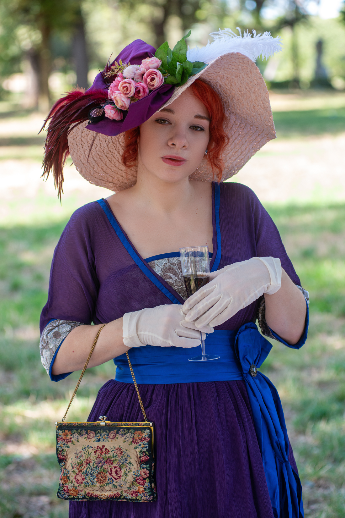My Lucile 1912 Dress: Between Photo Shoot and Boat Adventures