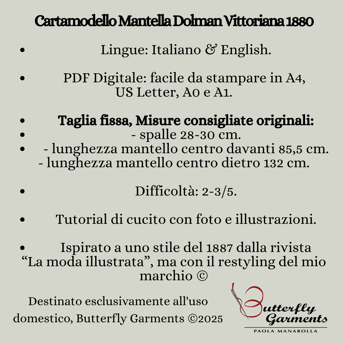 Batwings Fancy Cape Pattern - Victorian Inspired Halloween Cape PDF Tutorial