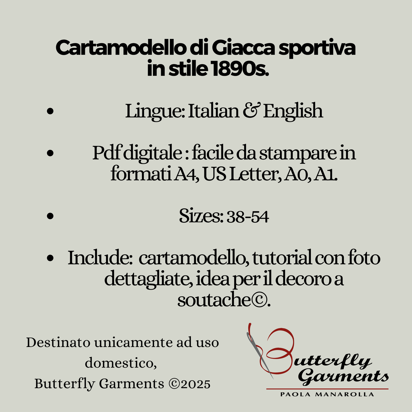 1890 Style Jacket & Skirt Bundle KUMA - Digital PDF Pattern & Sewing Tutorial