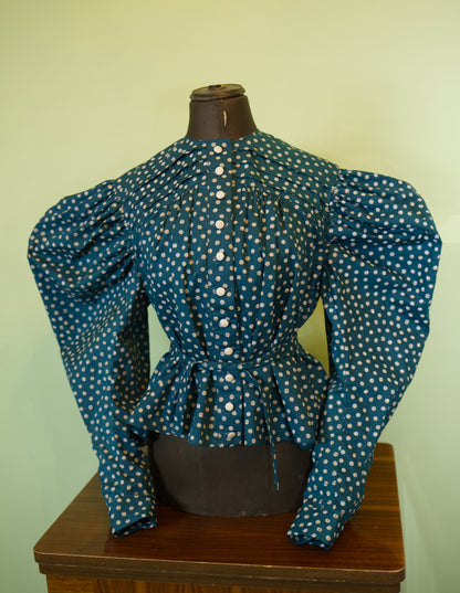 GARDENIA - Victorian Shirtwaist Pattern - 1897 Sewing Tutorial with Bias Yoke & Tucks - Digital PDF