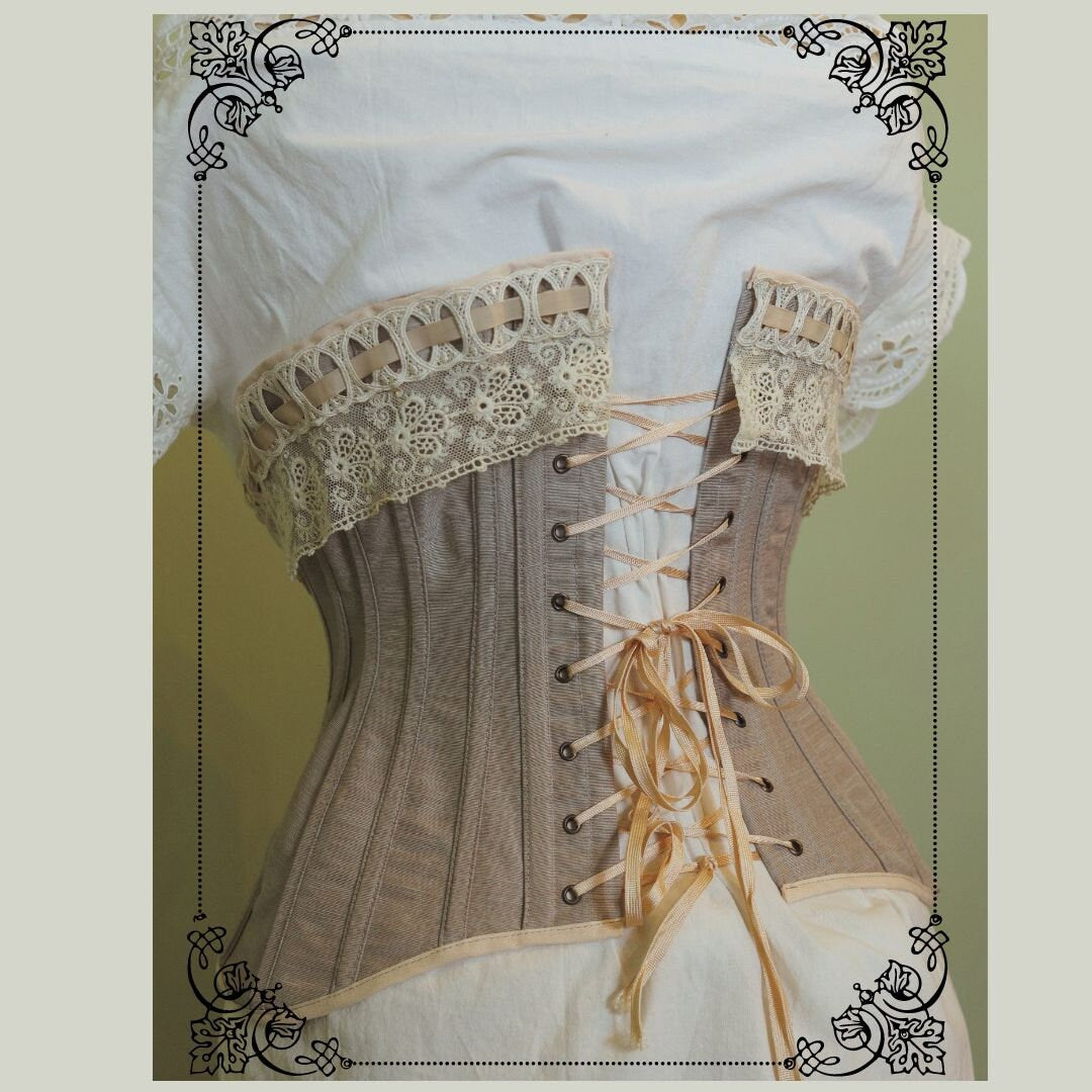 Edwardian Antique Corset ESTHER- Digital PDF Pattern & Tutorial
