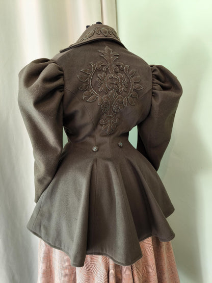 Late Victorian Style Coat Fixed Size AMAZZONE- Digital Pattern & Sewing Tutorial