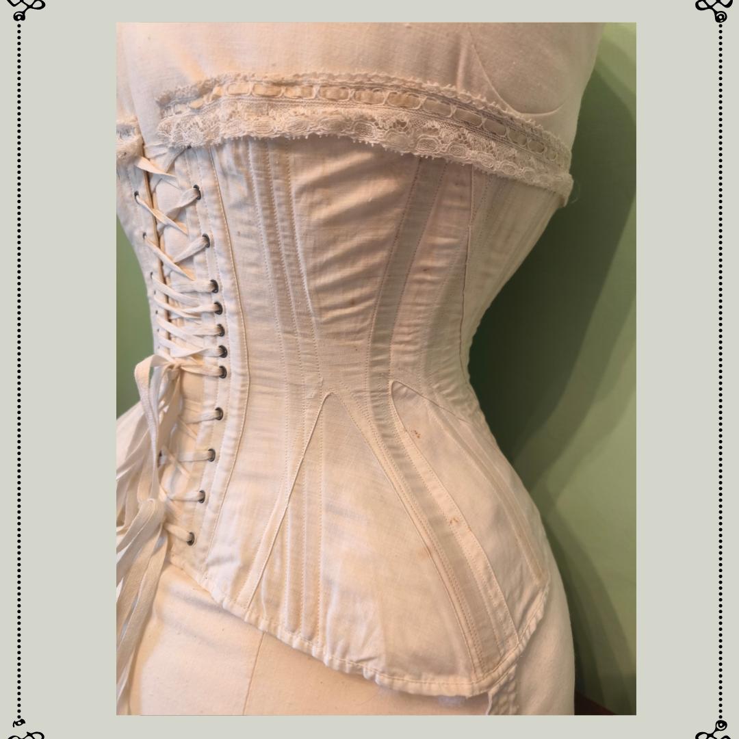 Edwardian Antique Corset WAVES - Digital PDF Pattern & Tutorial
