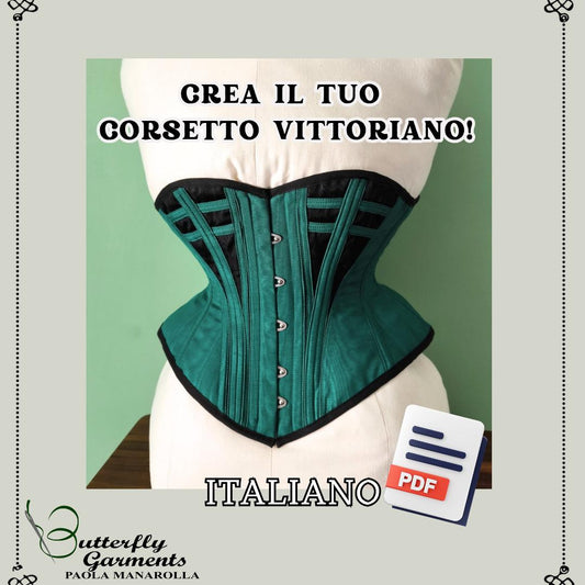 Corsetto Vittoriano - Tutorial e Cartamodello Digitale Italiano