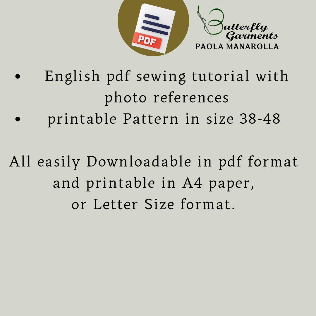 1890s Victorian Style Sleeves LILIUM CATHY PEONY  - Digital PDF Pattern & Sewing Tutorial