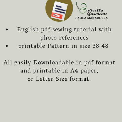 1890s Victorian Style Sleeves LILIUM CATHY PEONY  - Digital PDF Pattern & Sewing Tutorial