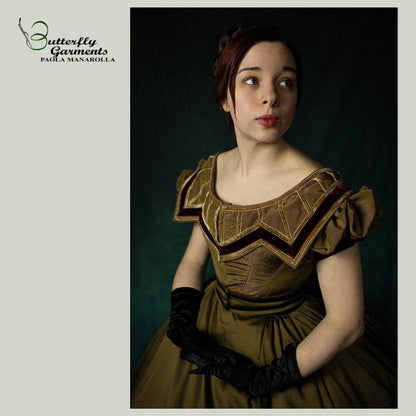 Midvictorian Style Daydress and Ballgown - Digital PDF Pattern & Sewing Tutorial