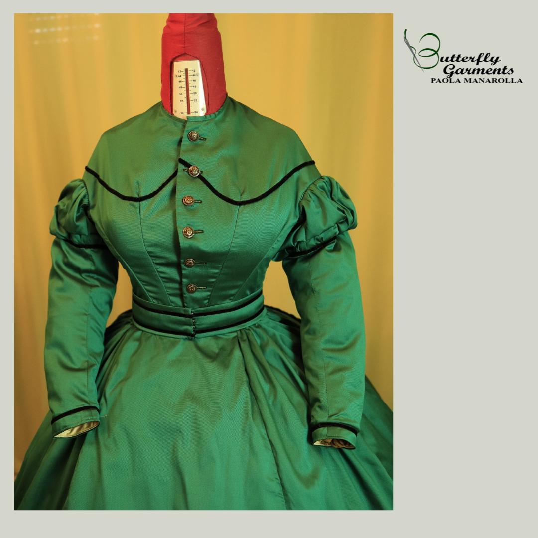 Midvictorian Style Daydress and Ballgown - Digital PDF Pattern & Sewing Tutorial