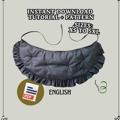 Late Victorian Style Hip Pads LORY - Digital PDF Pattern & Sewing Tutorial